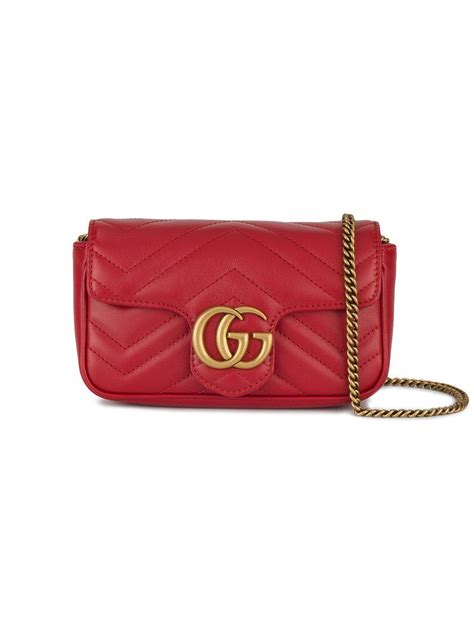 gucci small bag red|super mini Gucci bag.